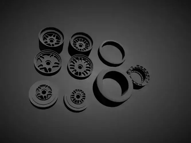 New for 2021 Belak Drag wheels  with tires for Hot wheels