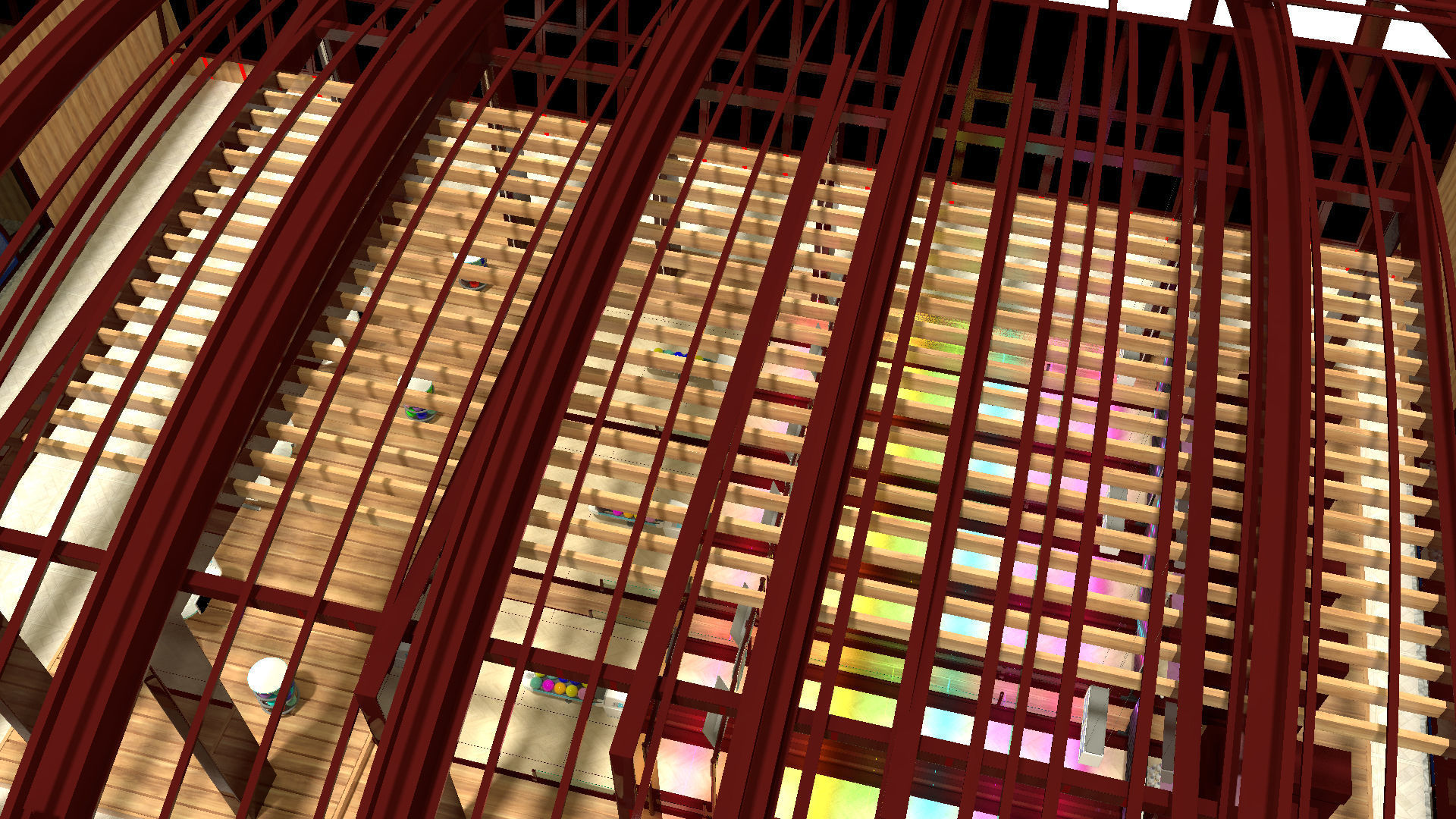 Bowling alley 3D model_5