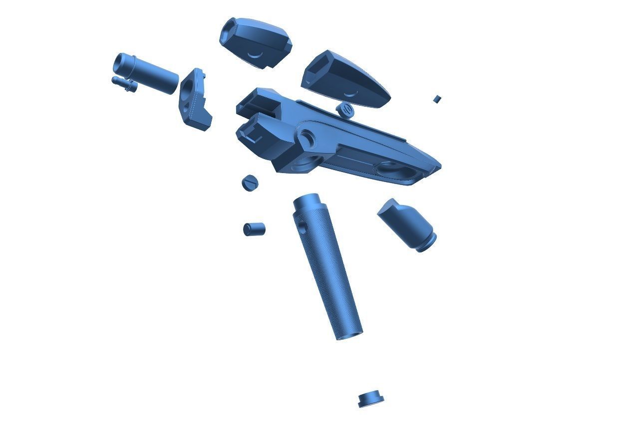 USS Kelvin Phaser 3D print model_6