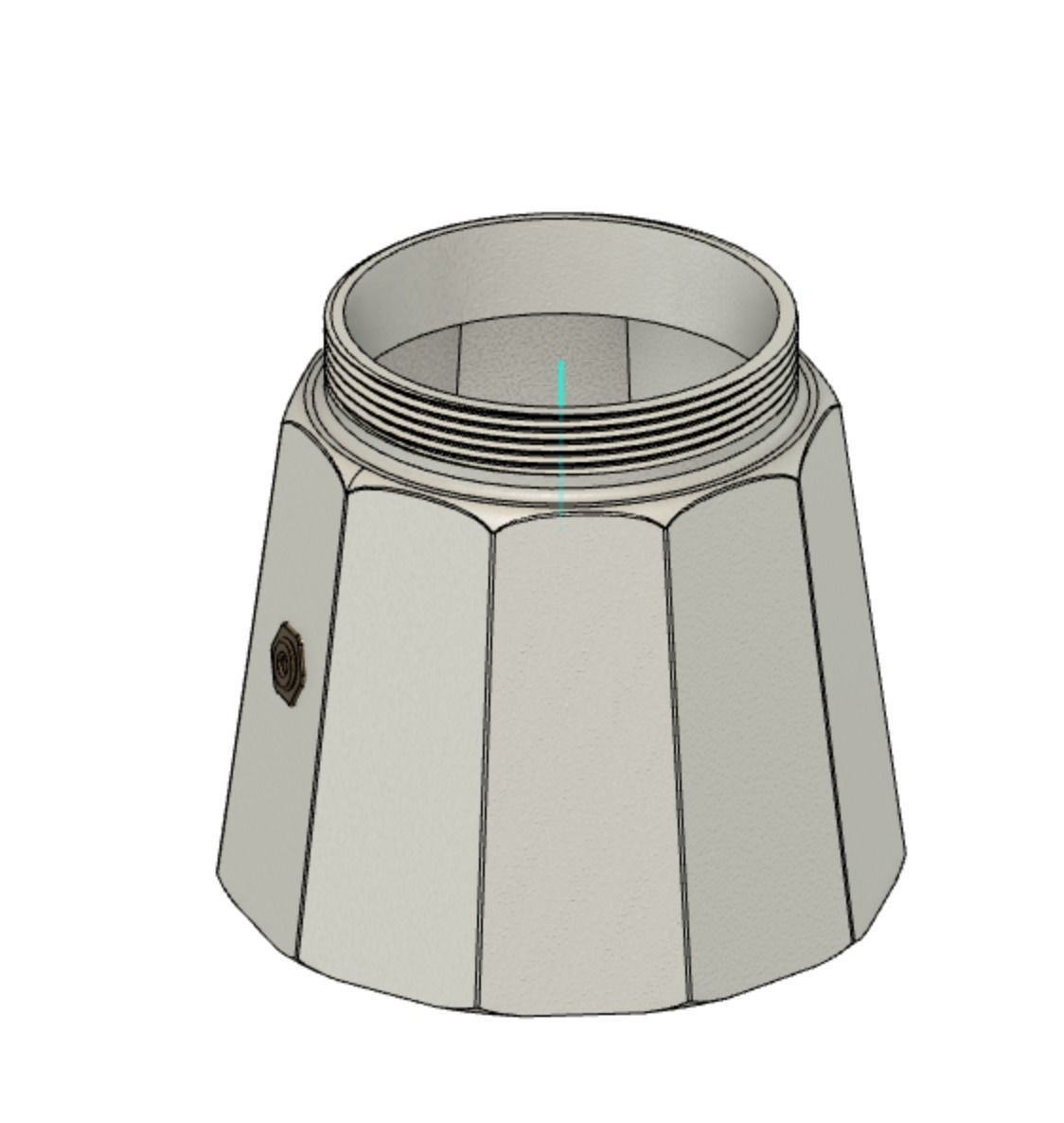 Italian Coffee maker 3D model_28