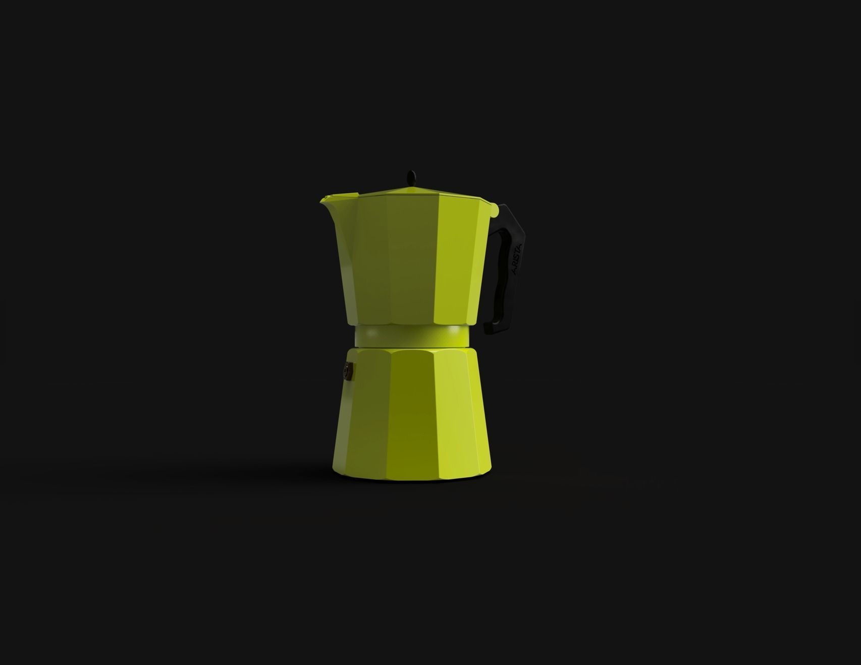 Italian Coffee maker 3D model_5