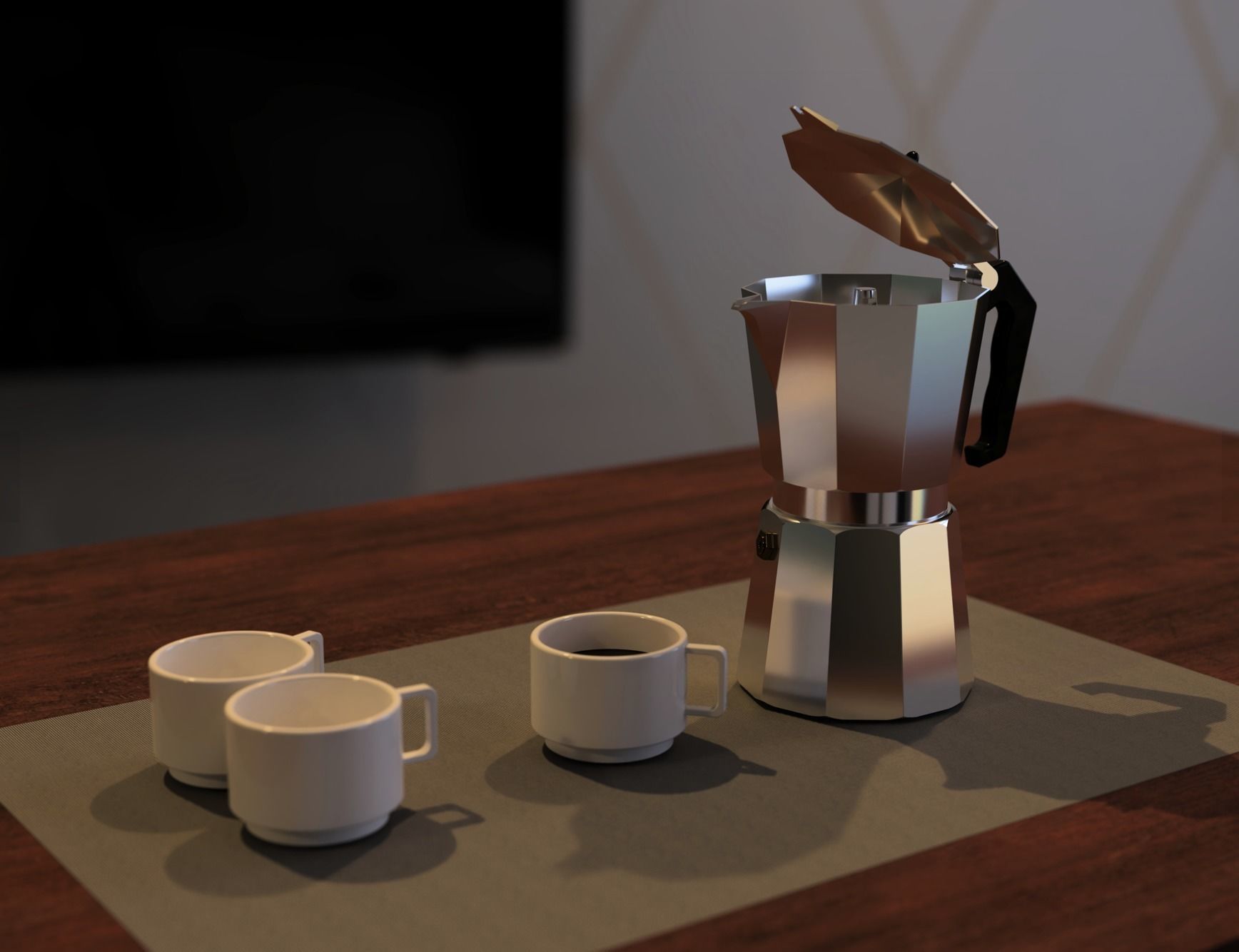 Italian Coffee maker 3D model_18