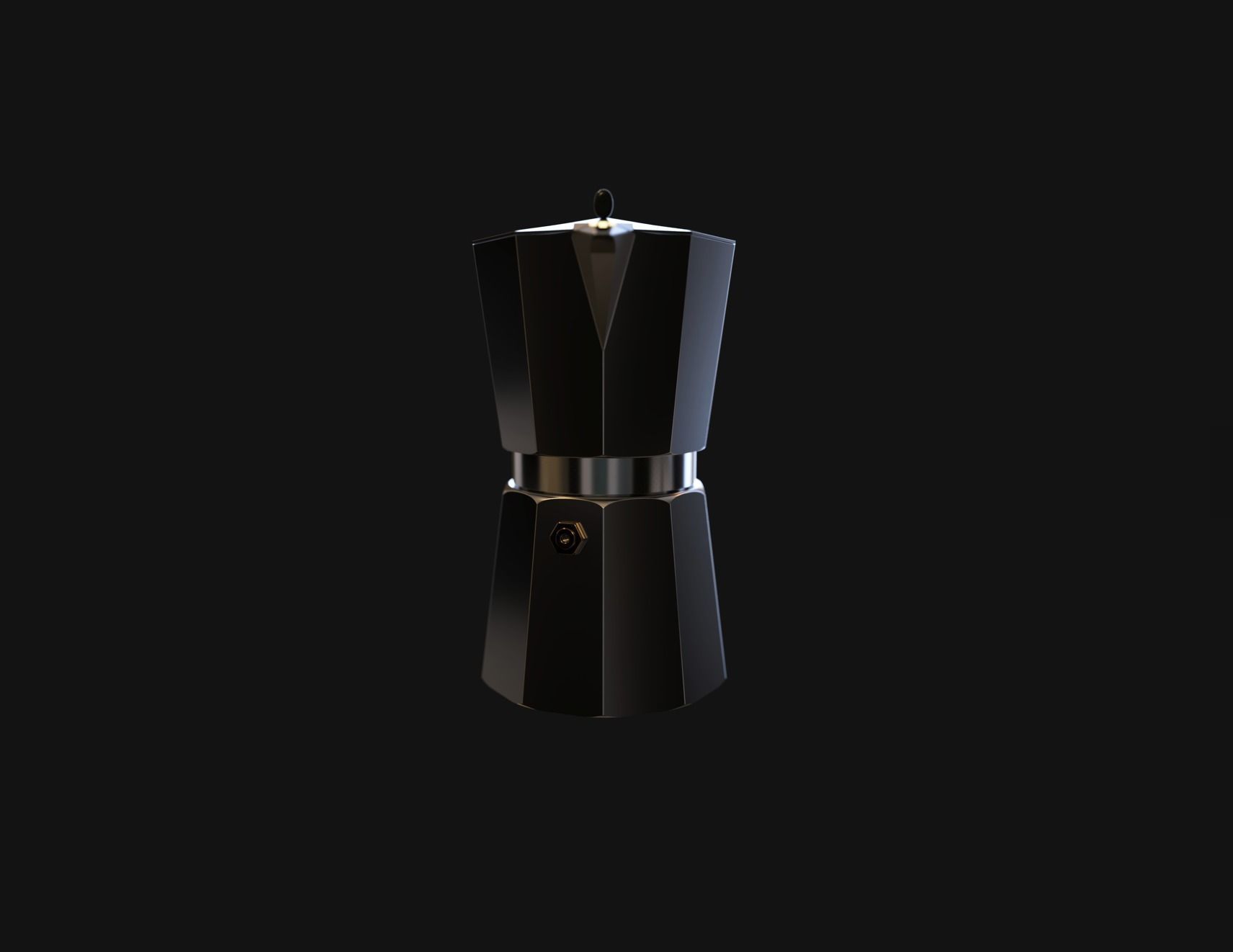 Italian Coffee maker 3D model_11