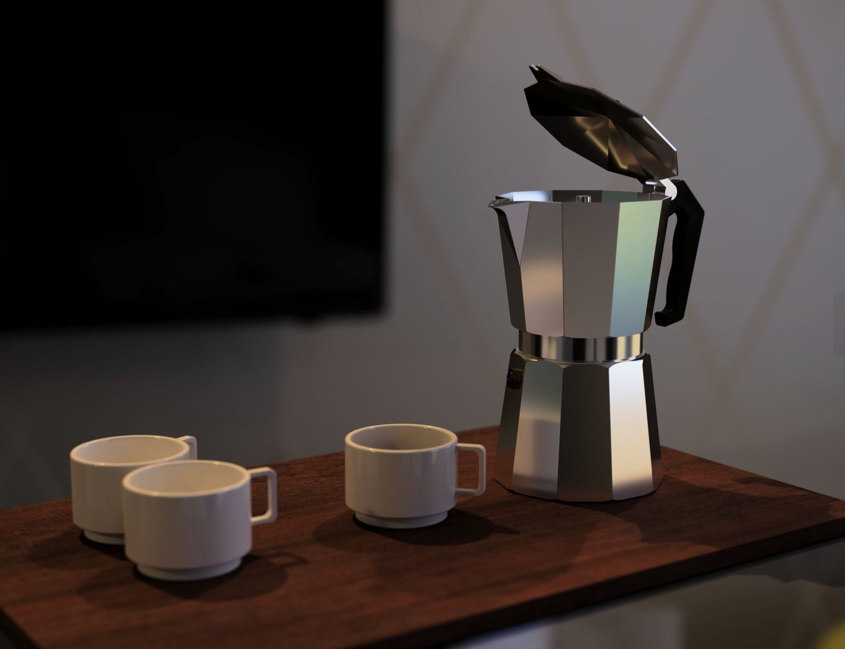Italian Coffee maker 3D model_20
