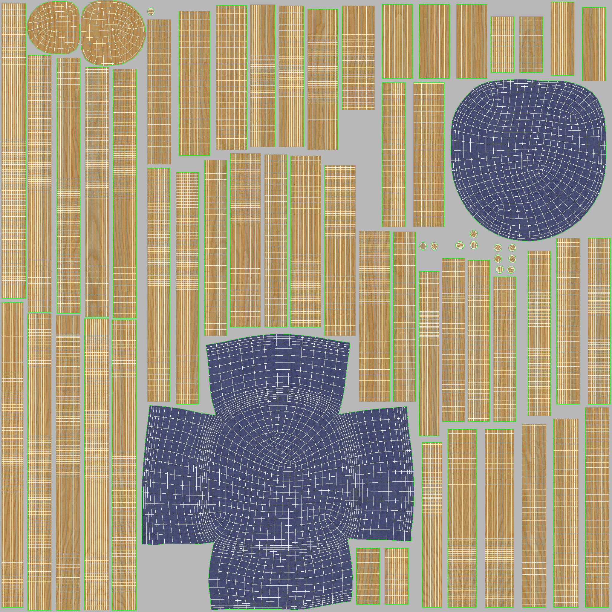 Rattan-Atlas rattan lounge chair 3D model_8