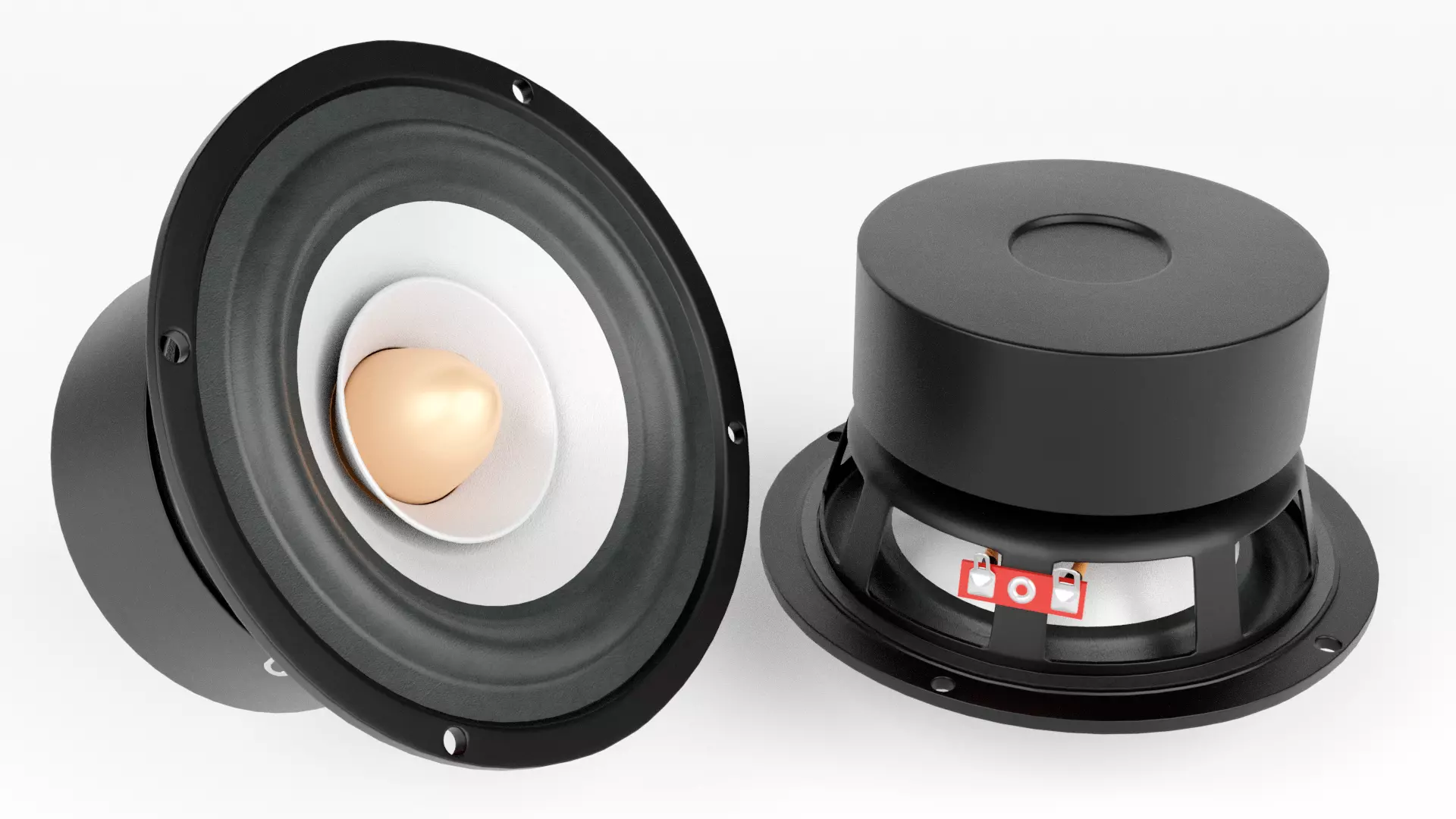 Speaker Sound 03 - Blender 3d Free 3D model