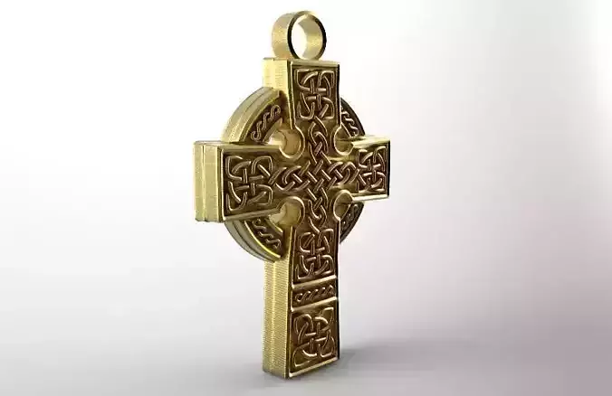 Celtic cross pendant 4
