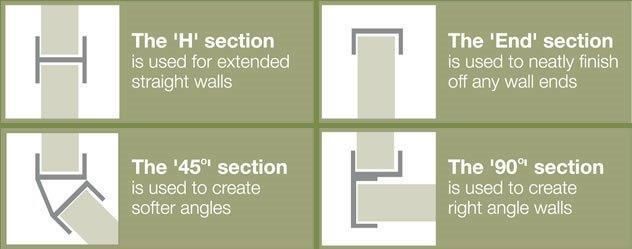 Model Railway Sleeper Retaining Wall - 6 Sleeper High 3D print model_13