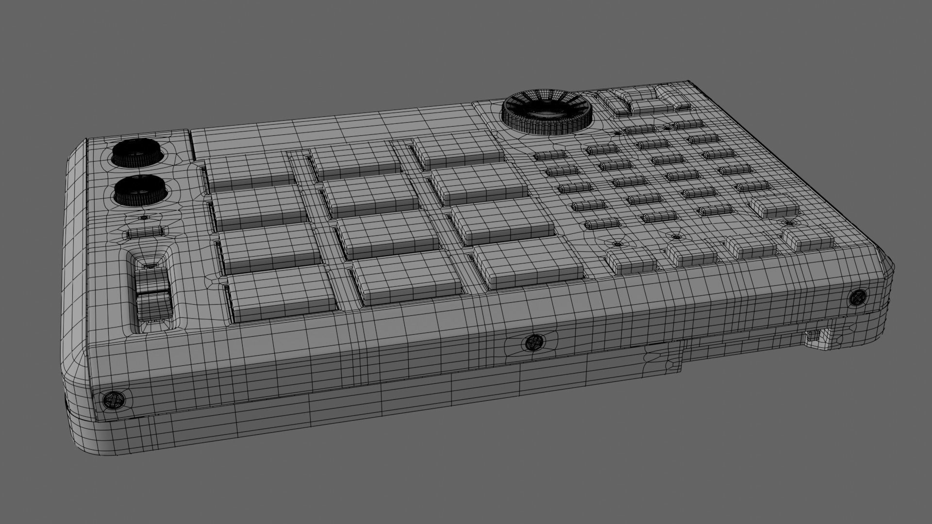 AKAI MPC 500 3D model_9