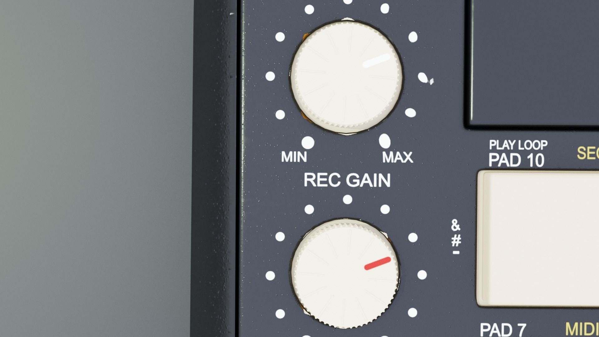 AKAI MPC 500 3D model_6