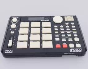 Akai Professional MPD232 MIDI Controller 3D model | CGTrader