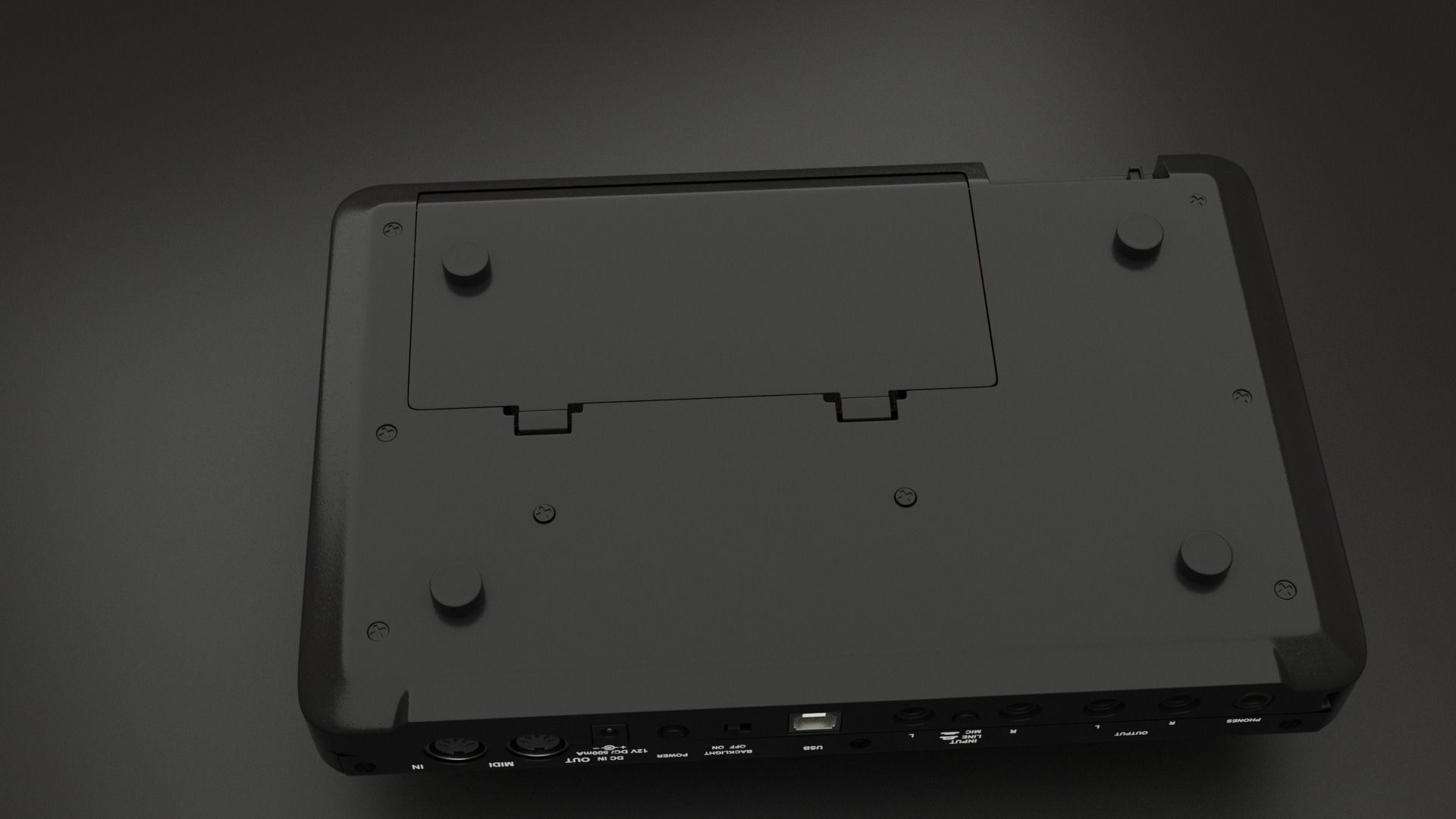 AKAI MPC 500 3D model_7