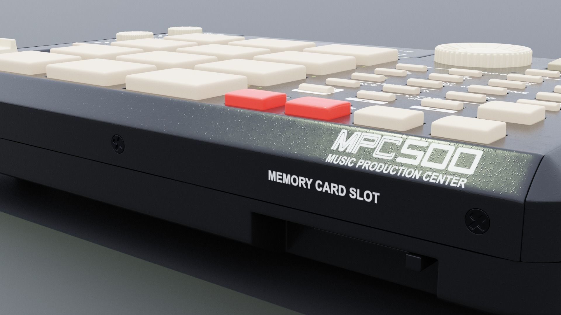 AKAI MPC 500 3D model_4