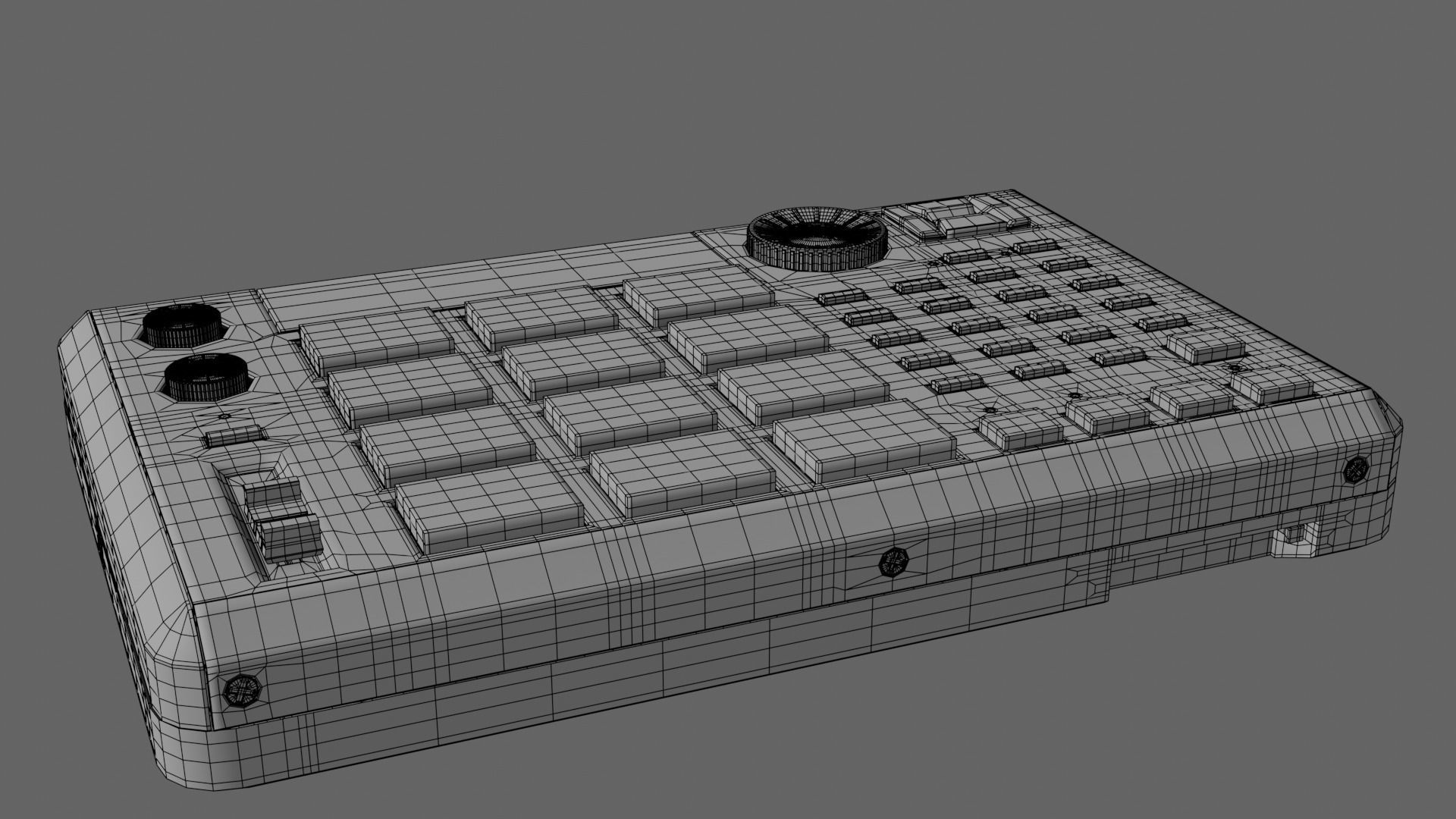 AKAI MPC 500 3D model_11