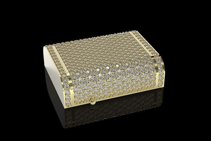 27mm Cuban Link Lock Large Version 3 Parts 3D print model