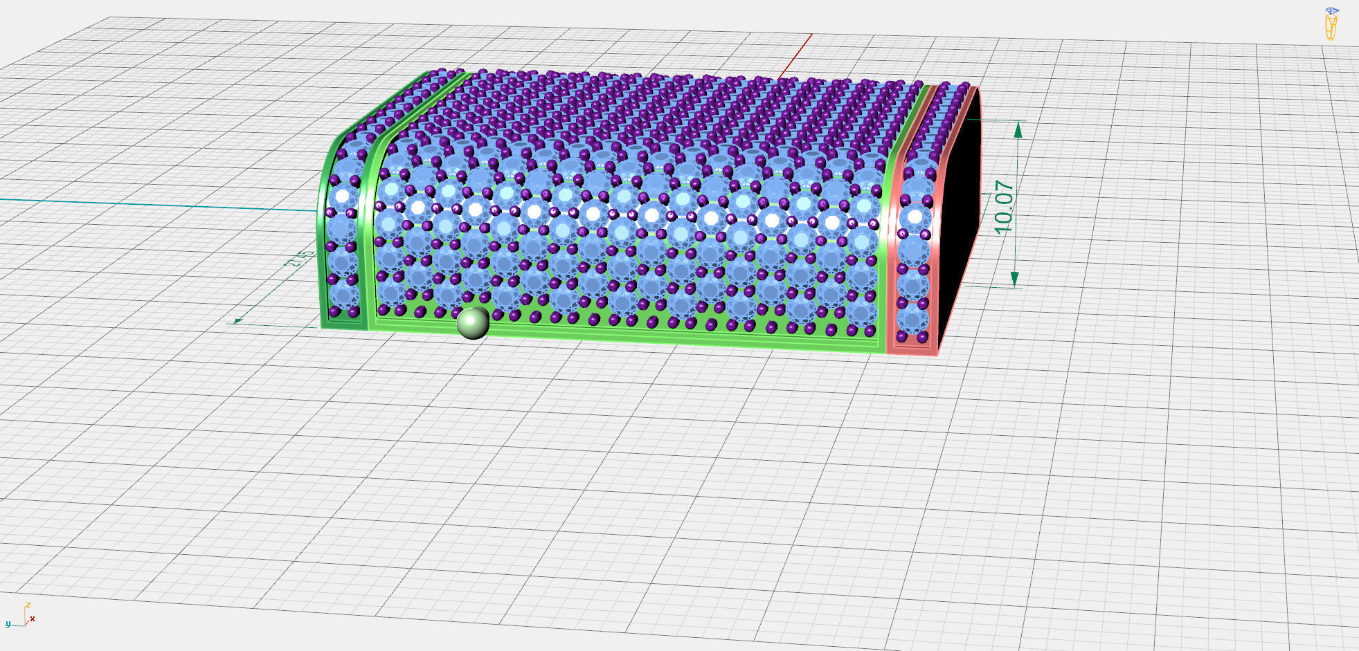 27mm Cuban Link Lock Large Version 3 Parts 3D print model_2