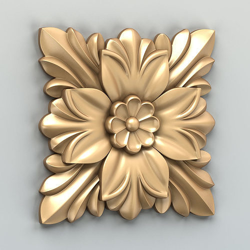 Square rosette 014 3D model
