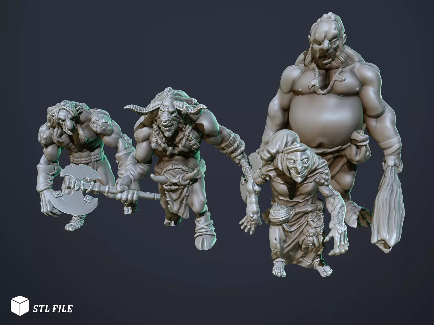 Dnd Monster Bundle 01 3D print model_0