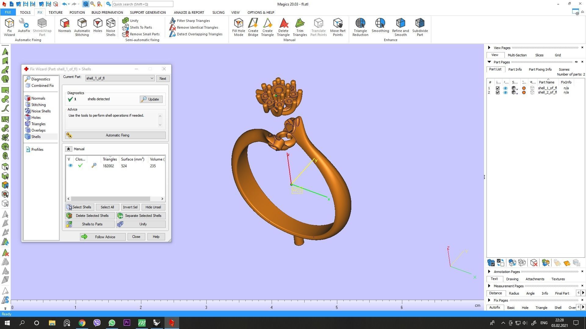New ring model 2021 3D print model_4