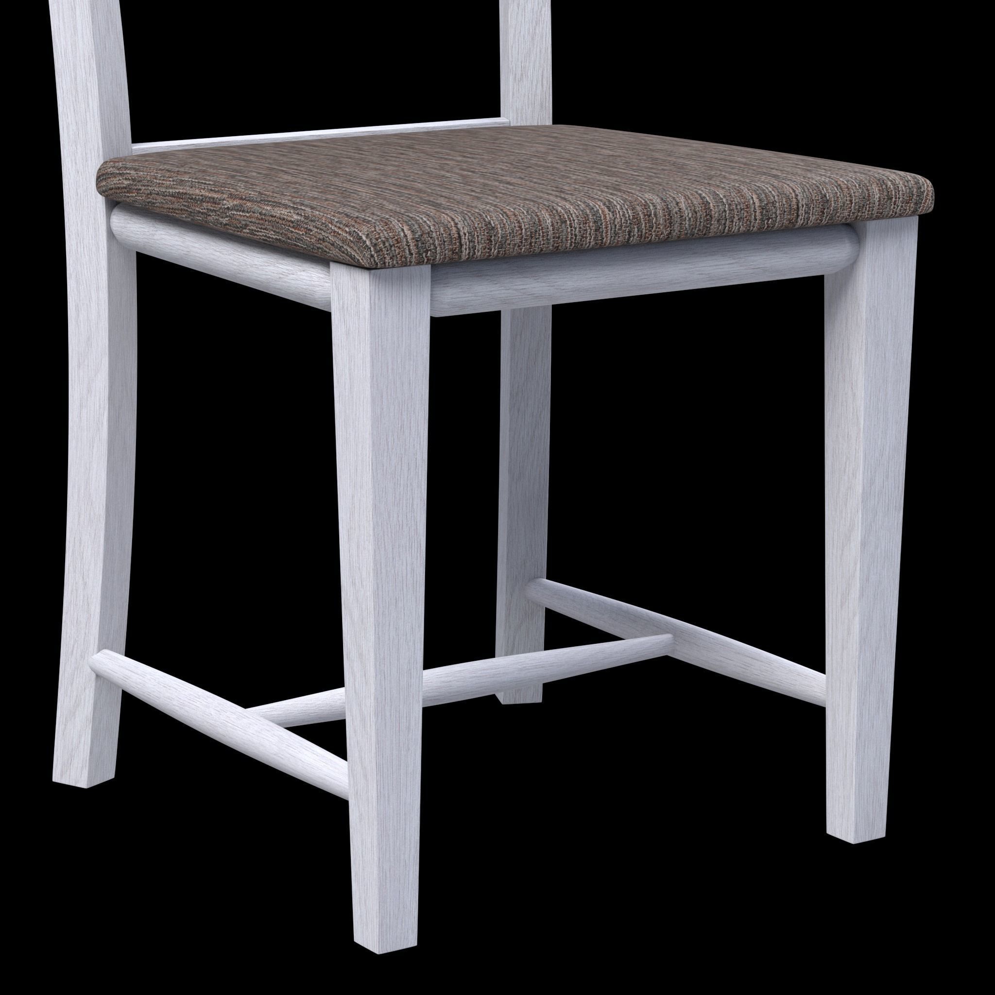 Chair dining Low-poly 3D model_14