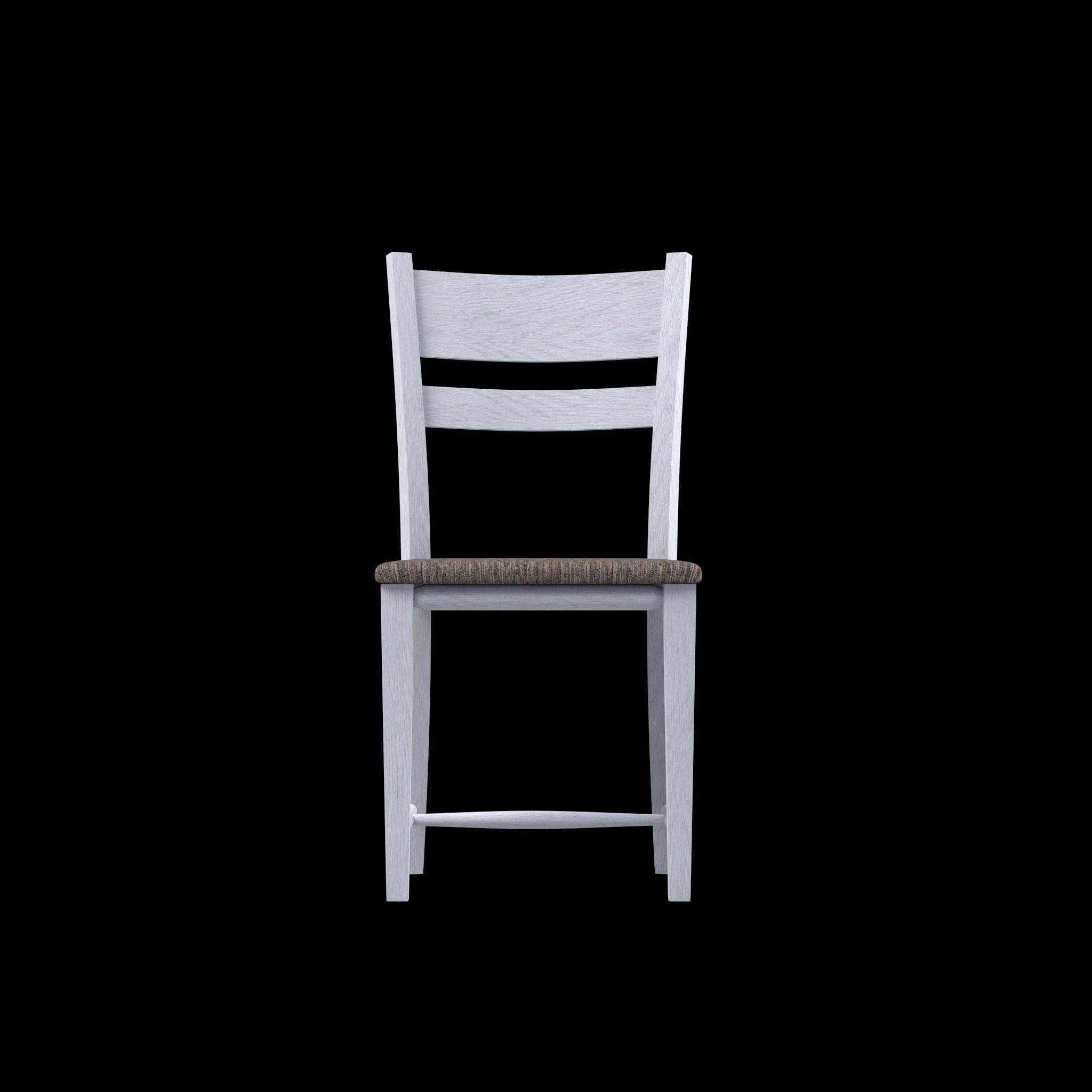 Chair dining Low-poly 3D model_2