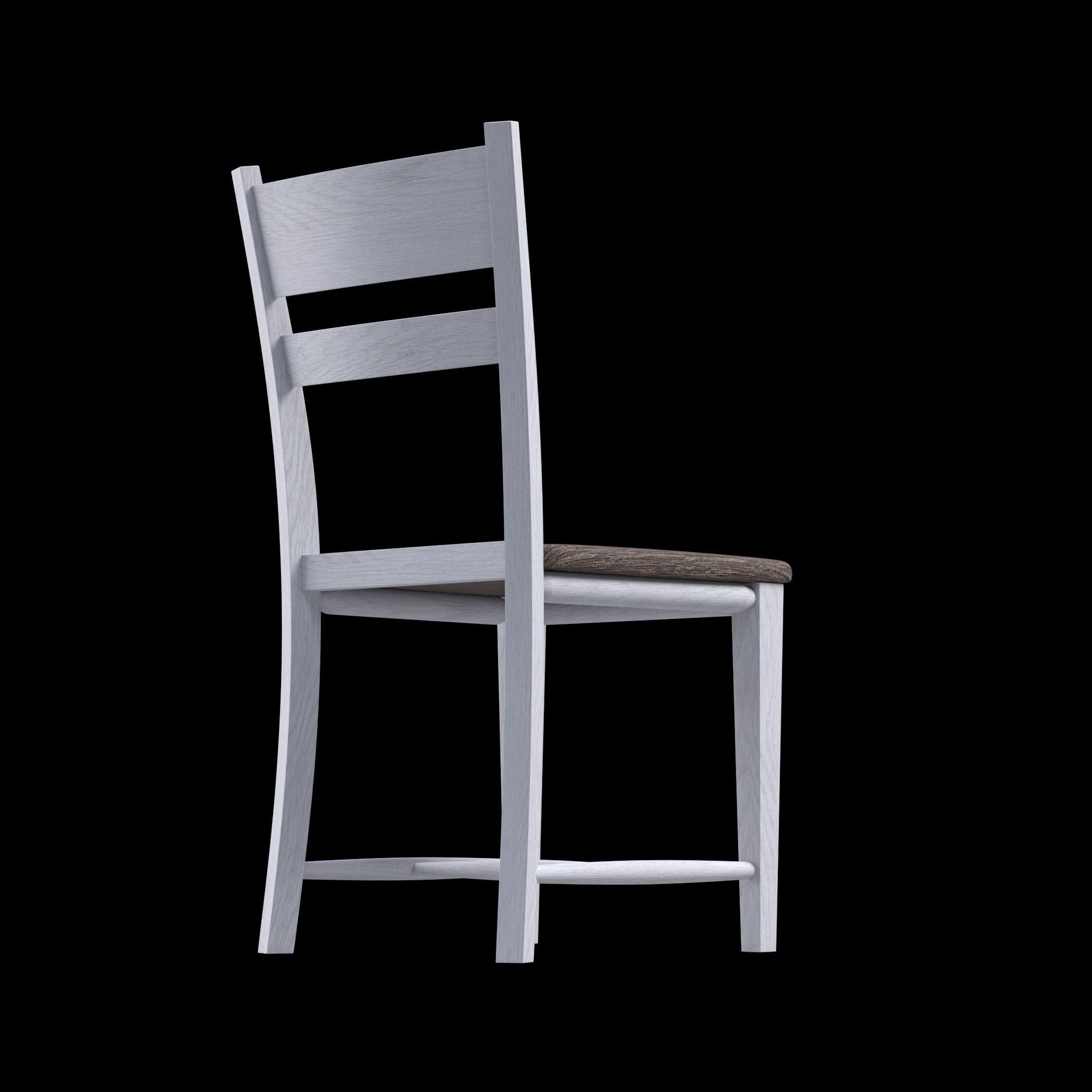 Chair dining Low-poly 3D model_16