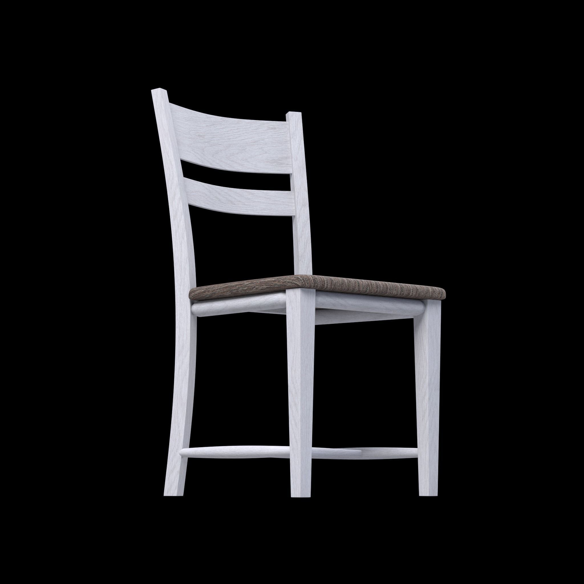 Chair dining Low-poly 3D model_6