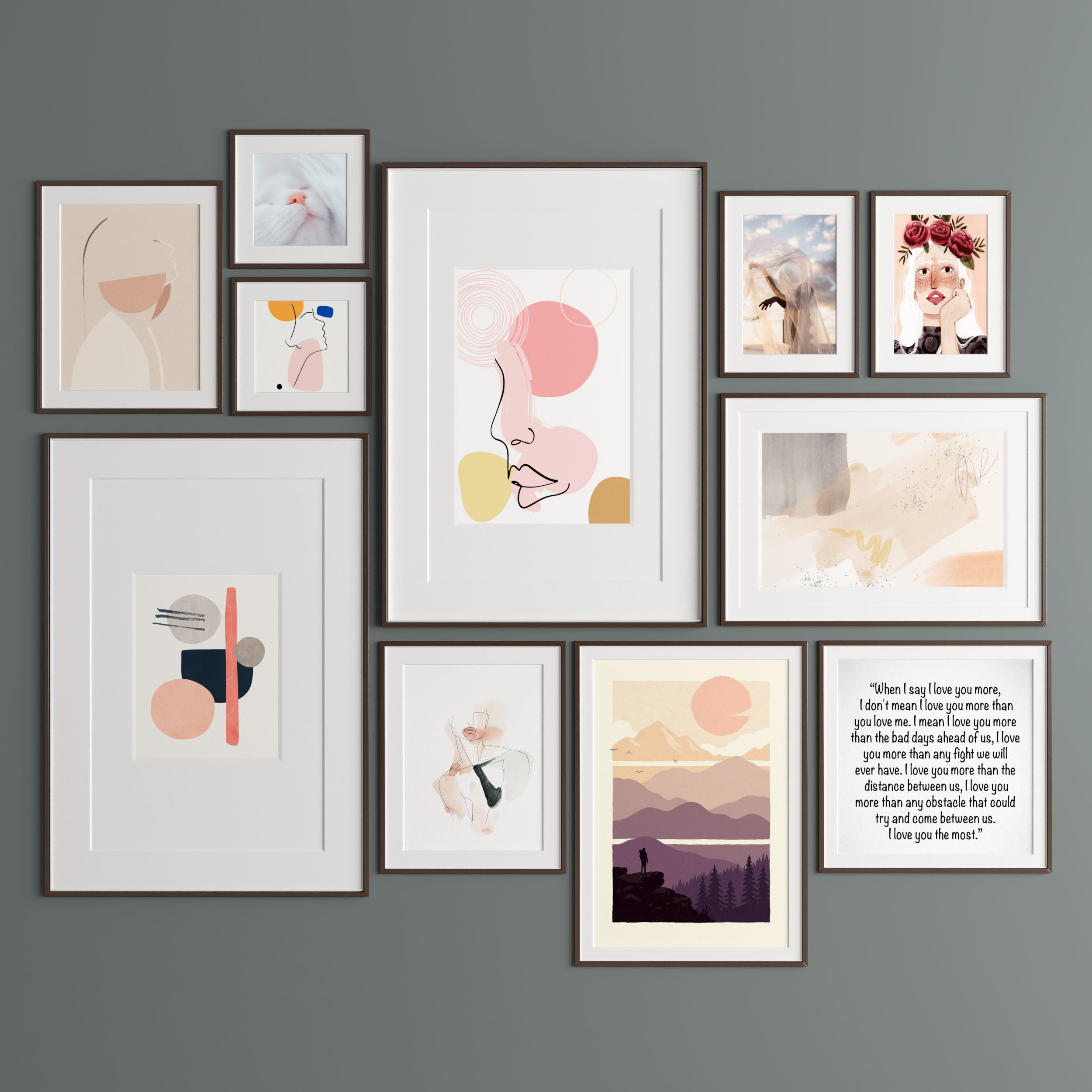 Art Frame 316 Low-poly 3D model_2