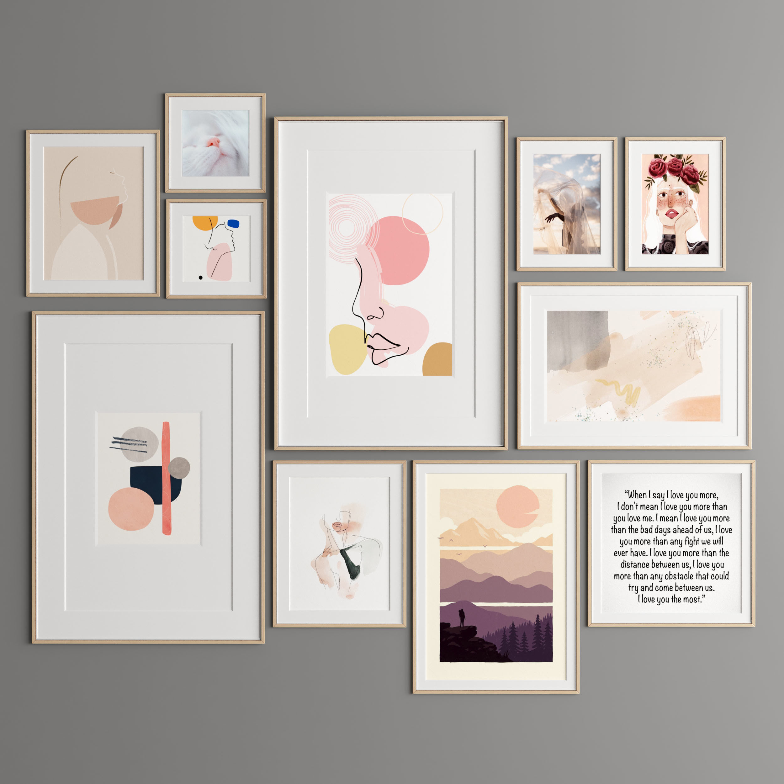 Art Frame 316 Low-poly 3D model_1