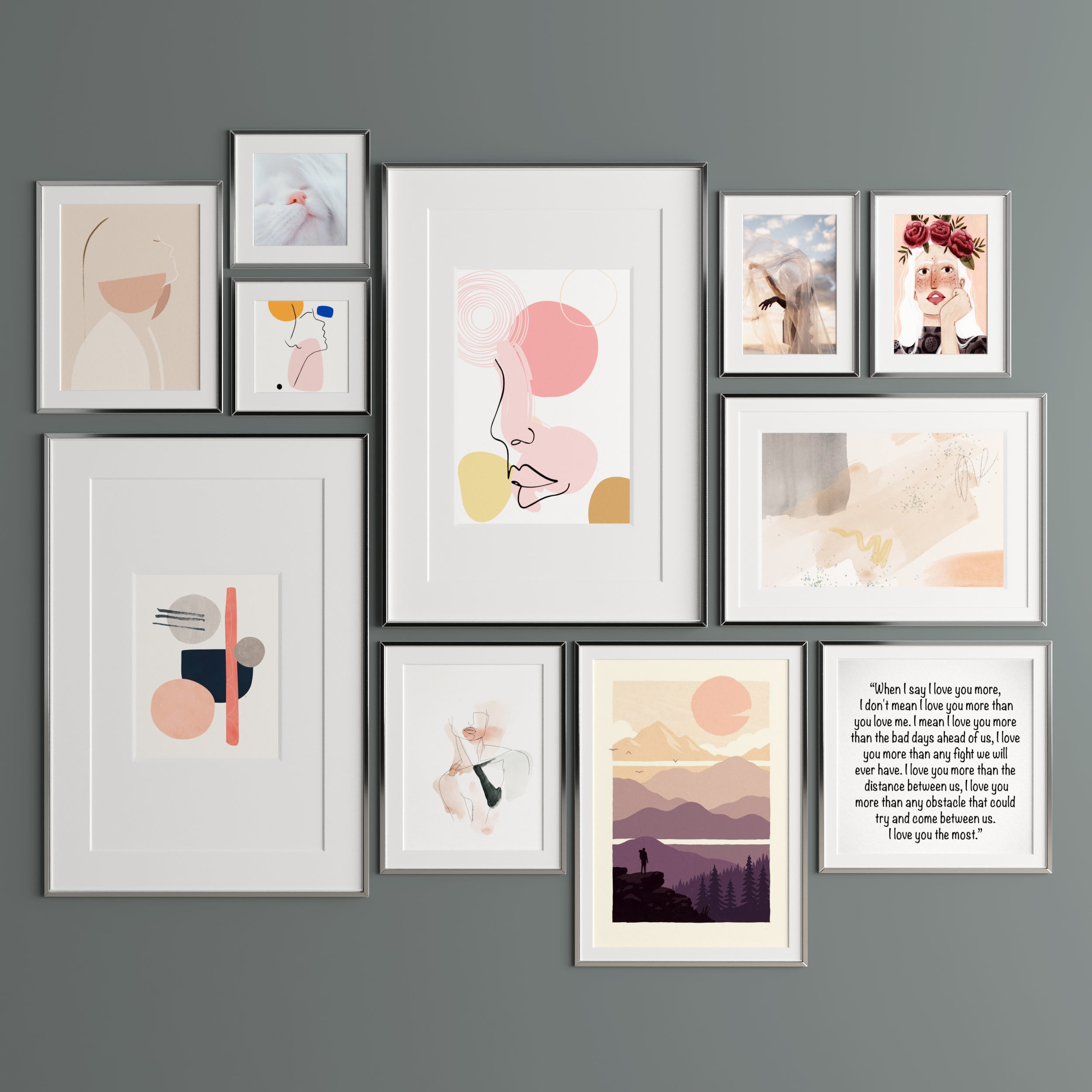 Art Frame 316 Low-poly 3D model_3