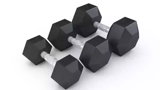 Dumbbell Set three dumbbells