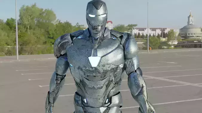 Ironman Mk 85 3D Model with 2 styles