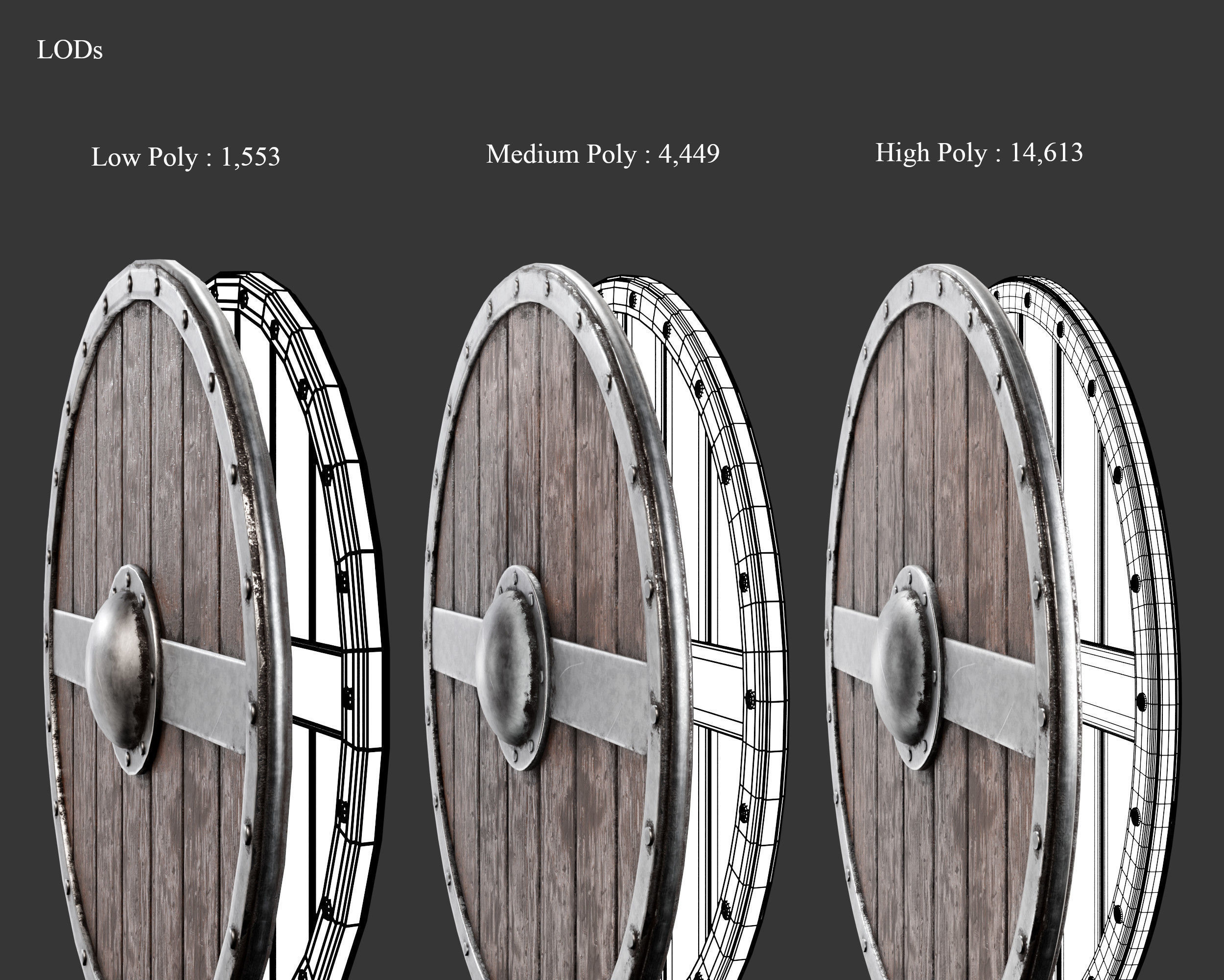 Medieval Collection Weapons Shields _3