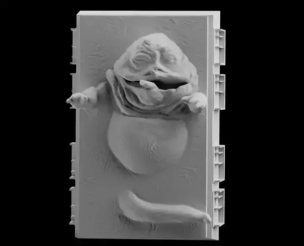 Star Wars Jabba in Carbonite printing STL statue 3D print model