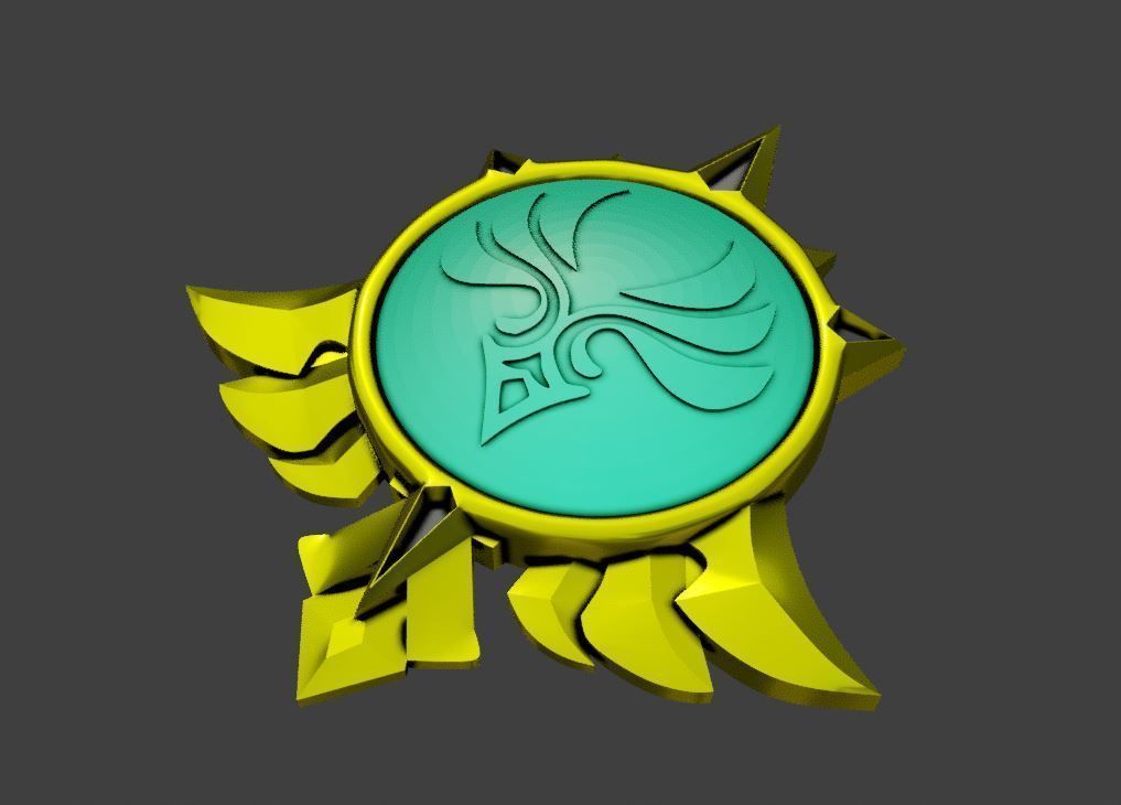 Genshin Impact Vision All elements Monstadt Variant  3D print model_6