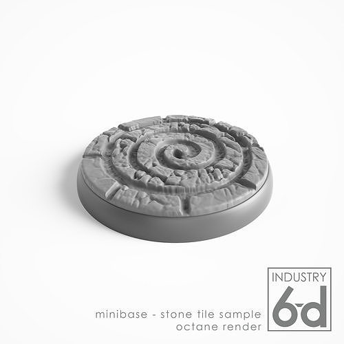 Mini Base Stone Tile Sample Free 3D print model