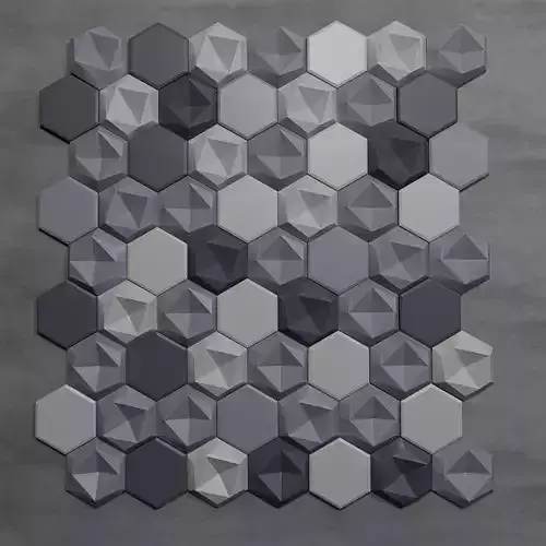 3d panel kaza 3D model