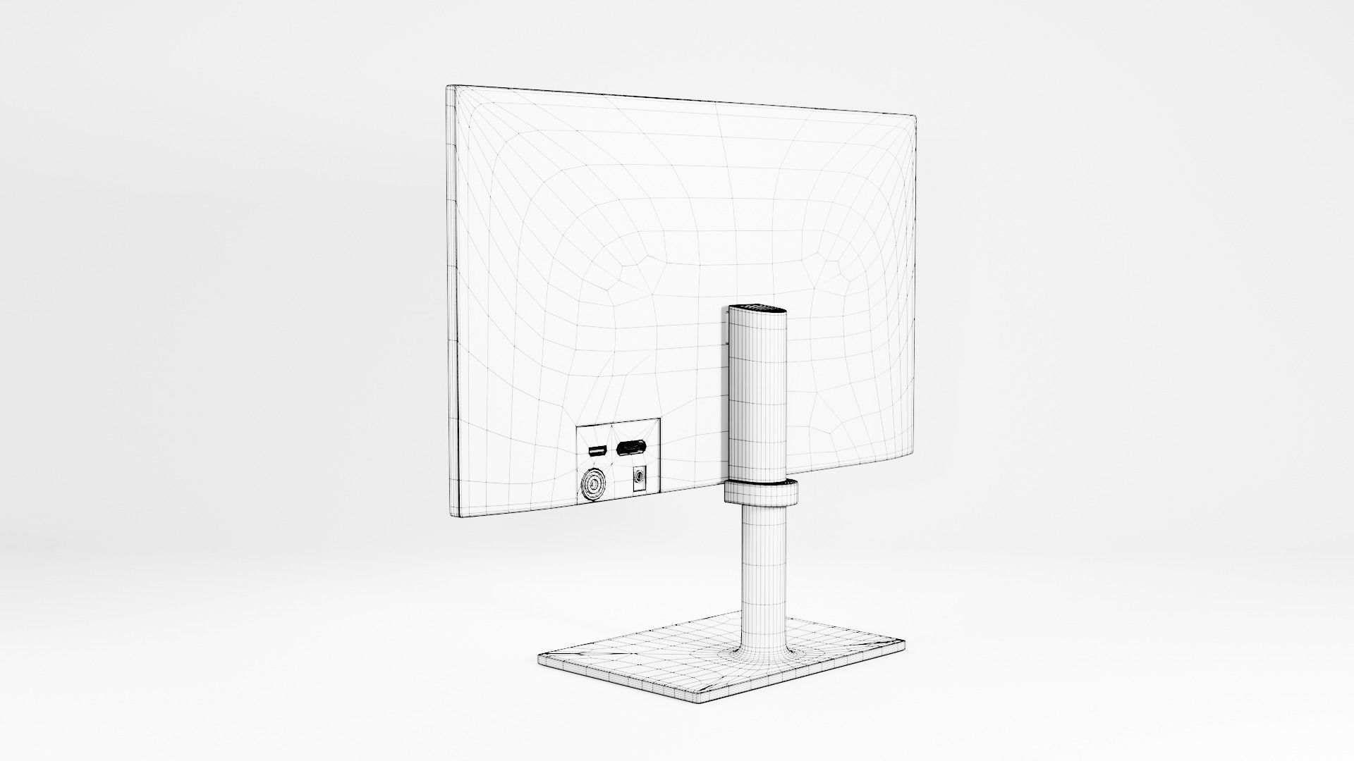 Monitor PC Led S 24 3D model_11