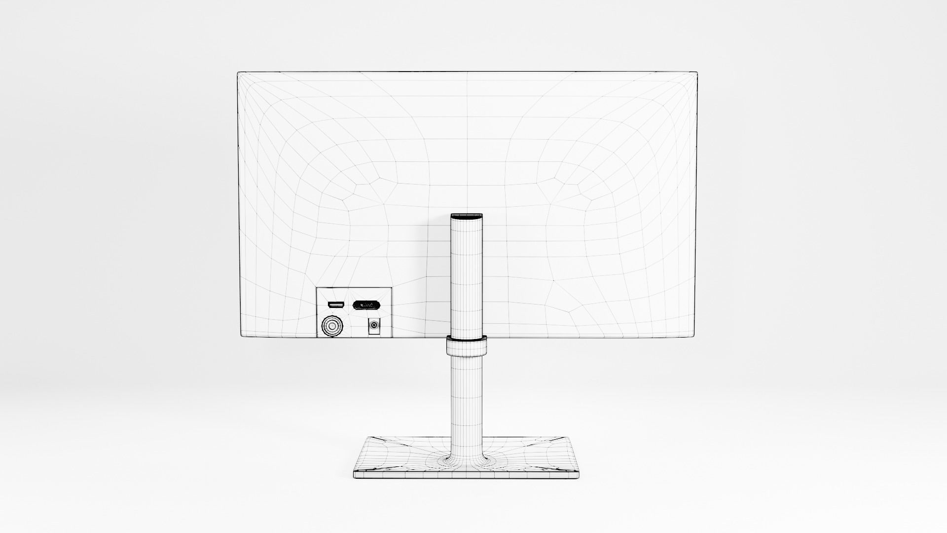 Monitor PC Led S 24 3D model_12
