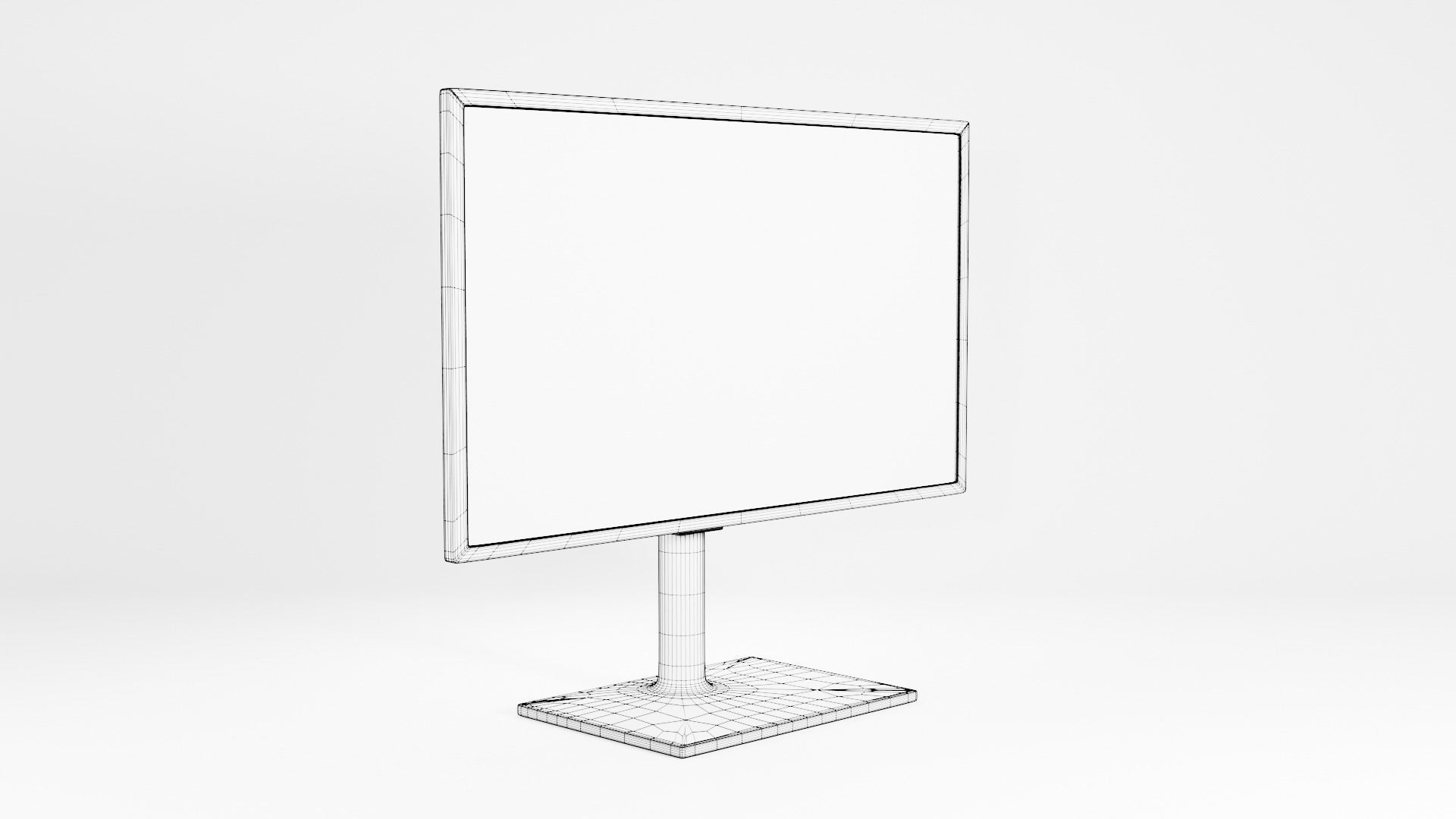 Monitor PC Led S 24 3D model_9