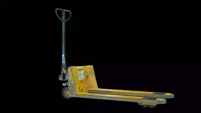 Used Pallet jack Low-poly 3D model
