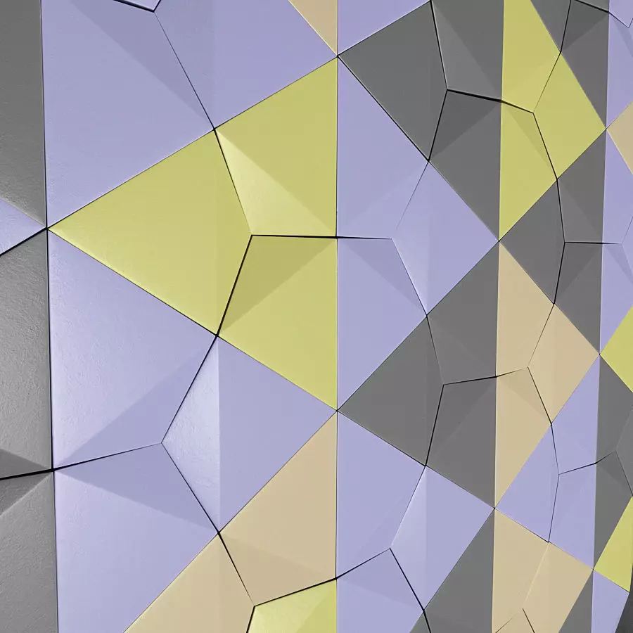 3D decorative panel 3D model_0