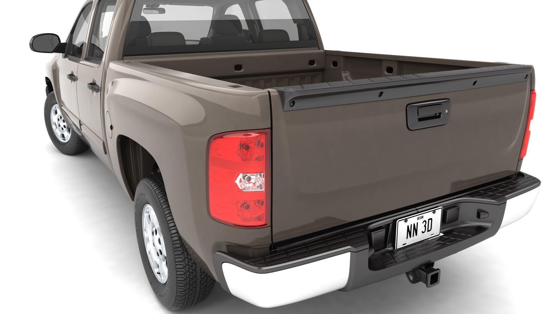 GENERIC PICKUP TRUCK 19 3D model_9