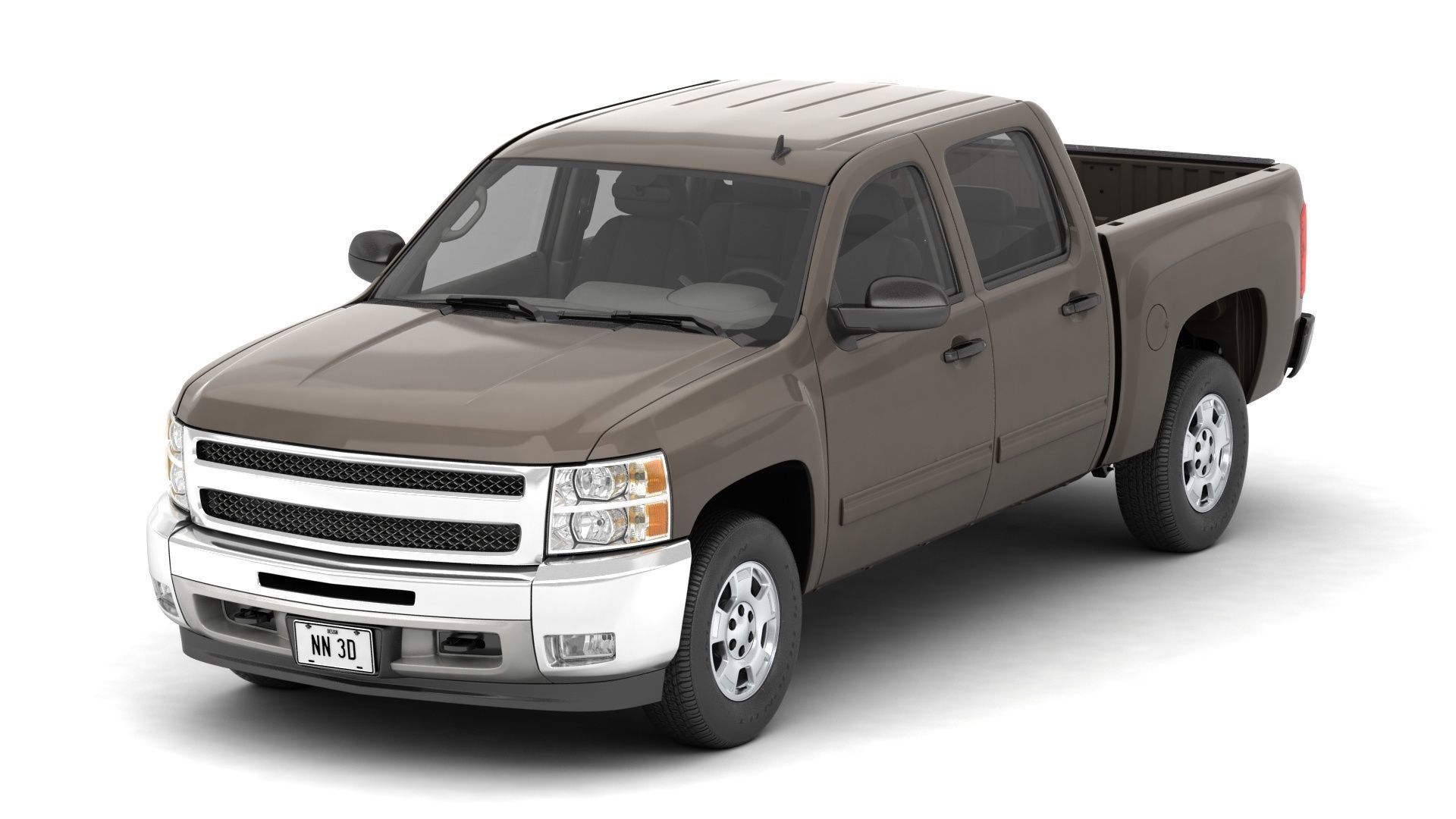 GENERIC PICKUP TRUCK 19 3D model_5