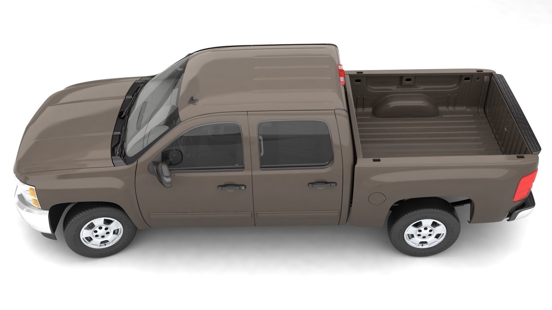 GENERIC PICKUP TRUCK 19 3D model_7