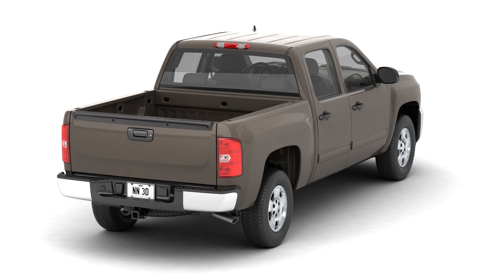 GENERIC PICKUP TRUCK 19 3D model_6