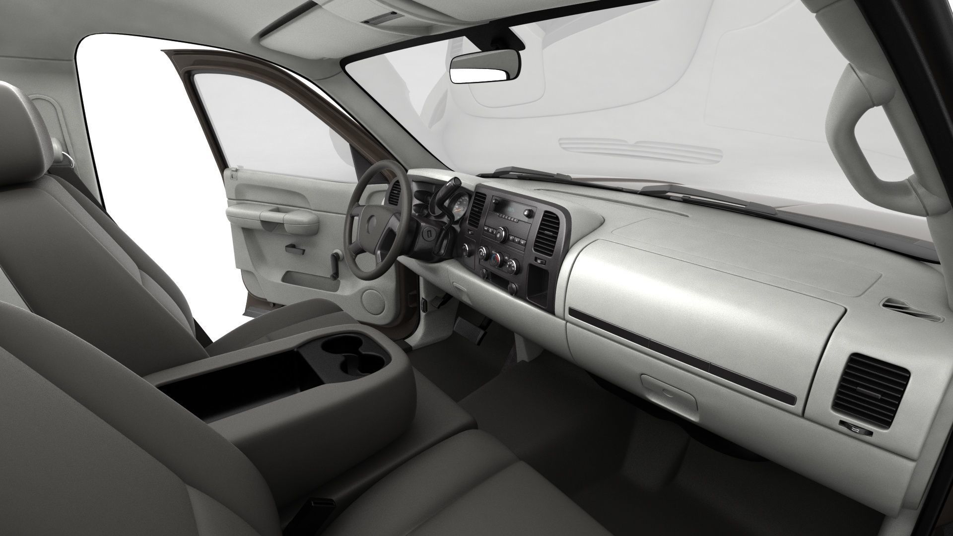 GENERIC PICKUP TRUCK 19 3D model_16