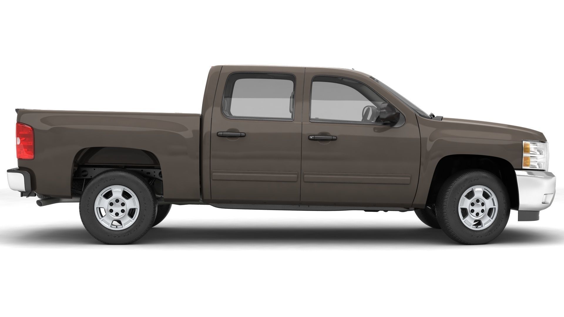 GENERIC PICKUP TRUCK 19 3D model_4