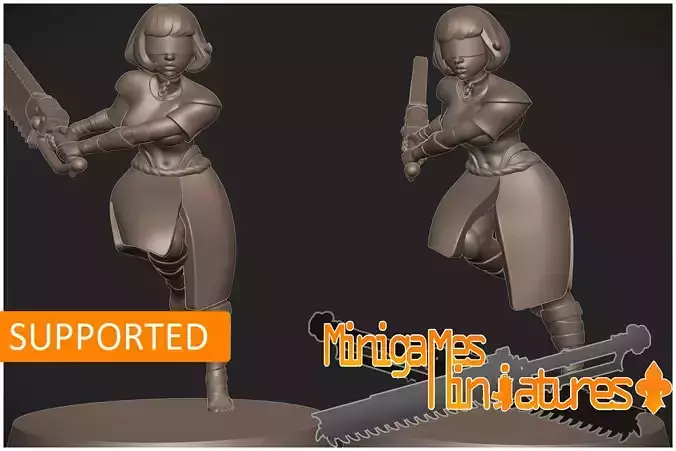 Space nuns repentias anime figurine