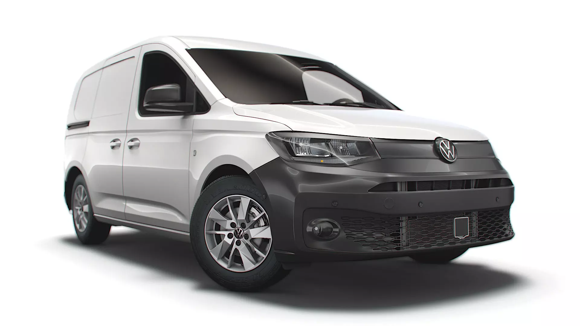Volkswagen Caddy Commerce Van 2021 3D model